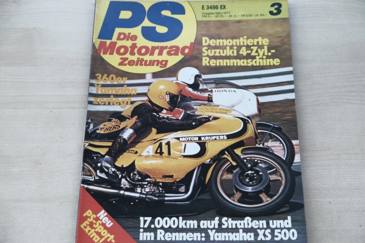 Deckblatt PS Sport Motorrad (03/1977)